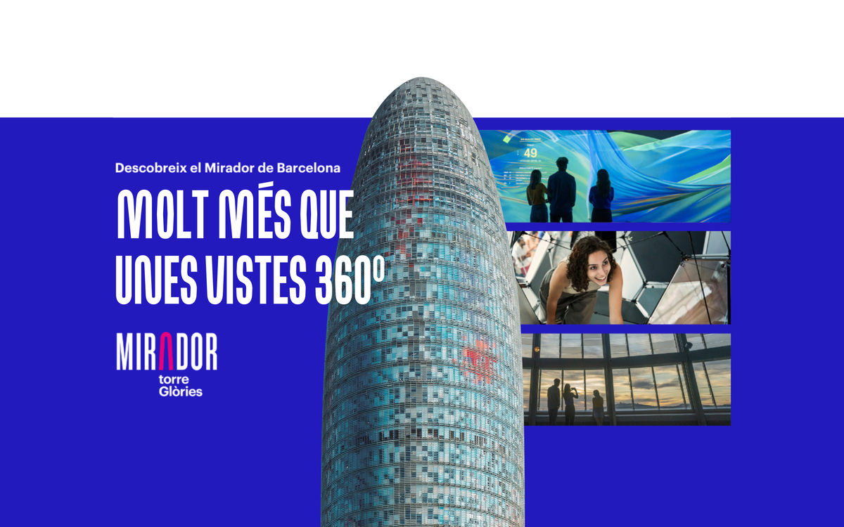 El Mirador Torre Glòries amb un descompte del 20% per a socis i sòcies