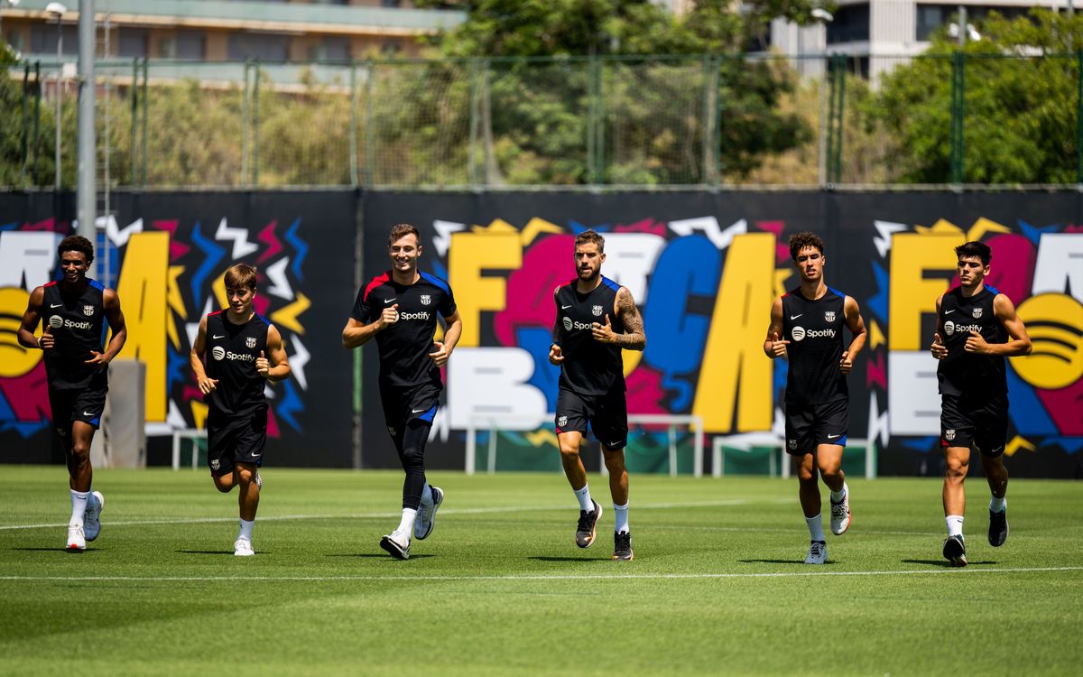 Premier entraînement après la tournée