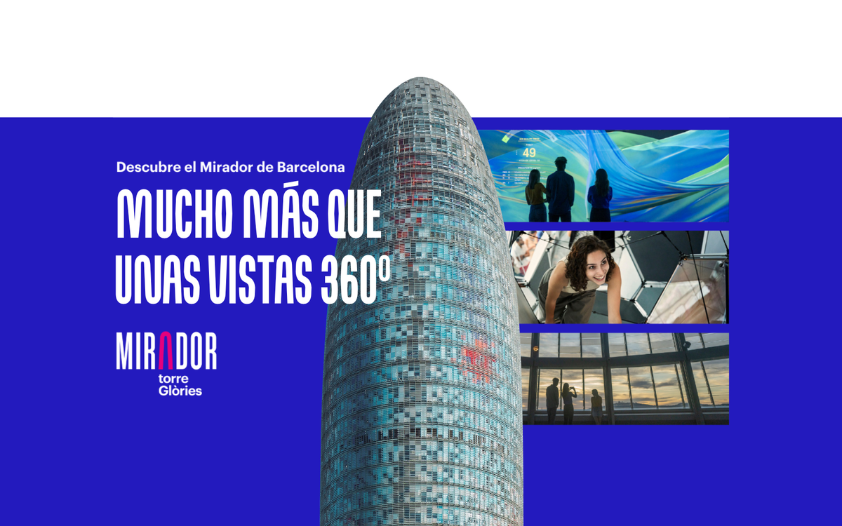 El Mirador Torre Glòries con un descuento del 20% para socios y socias