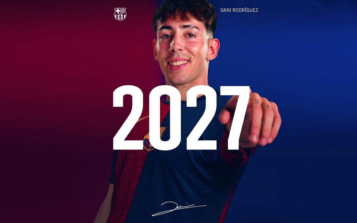 Dani Rodríguez, blaugrana fins al 2027