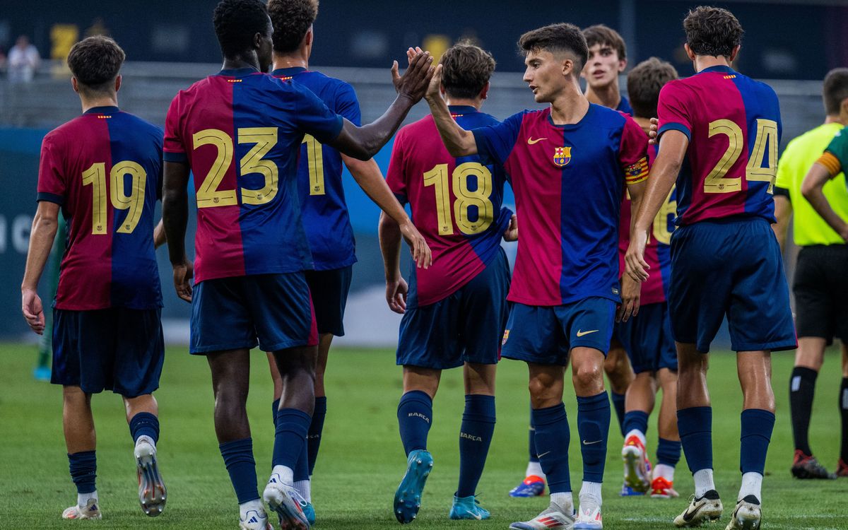 Barça Atlètic - UE Cornellà: Segueixen les bones sensacions (3-0)