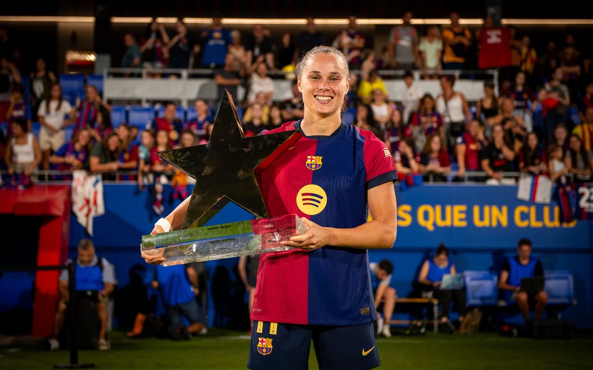 Ewa Pajor, jugadora Estrella del Trofeo Joan Gamper 2023