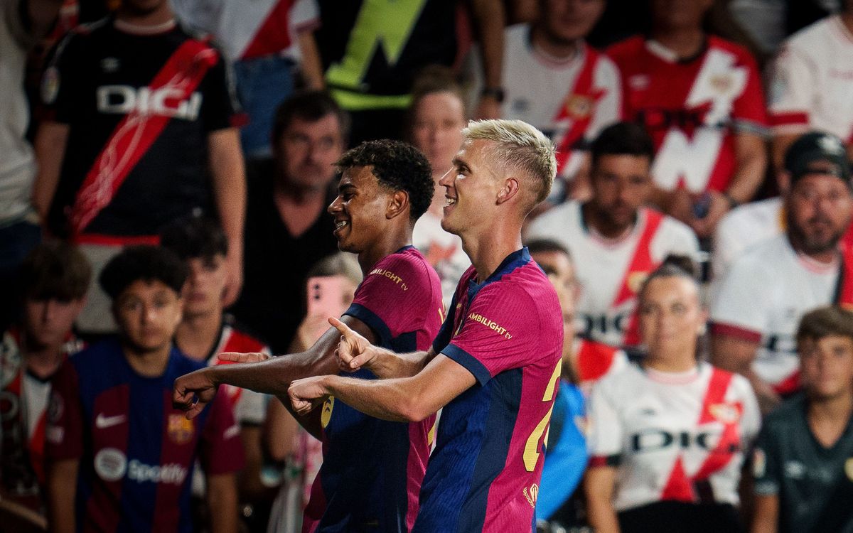 Rayo Vallecano 1-2 FC Barcelona: Top of the league