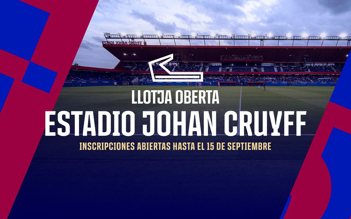 Llotja Oberta en el Johan Cruyff para socios y socias