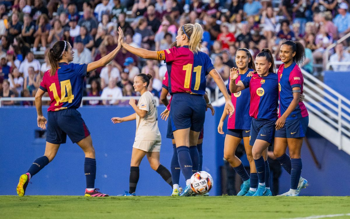 Trinity FC 0-6 Barça: Big win in Dallas