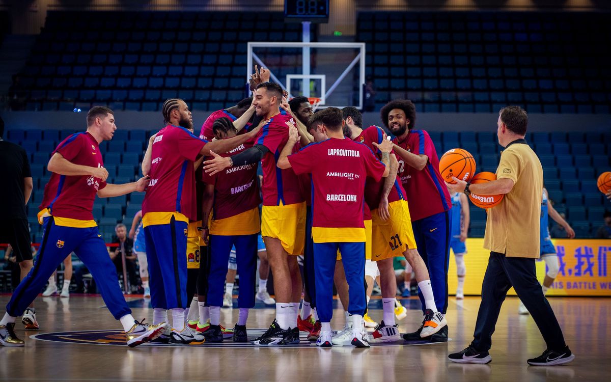 Així hem viscut l'estada del Barça de bàsquet a la Xina