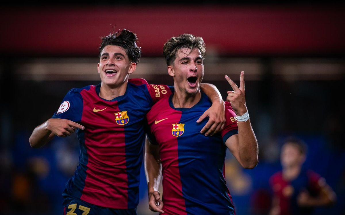 Los primos Toni y Guille Fernández hacen historia con el Barça Atlètic