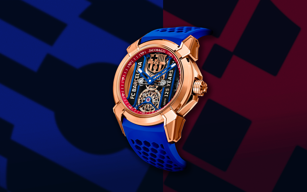 FC Barcelona's 125th anniversary timepiece by Jacob & Co