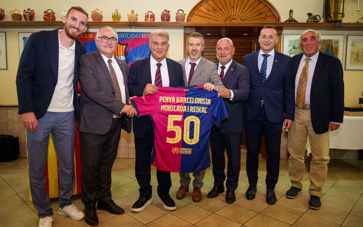 Joan Laporta present at the 50th anniversary of the PB Montcada i Reixac