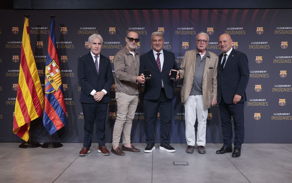 Insígnia d’or i brillants del FC Barcelona per a 34 socis i sòcies