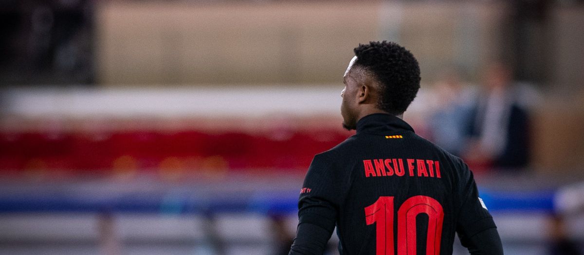 Ansu Fati vuelve a jugar con el Barça después de 389 días