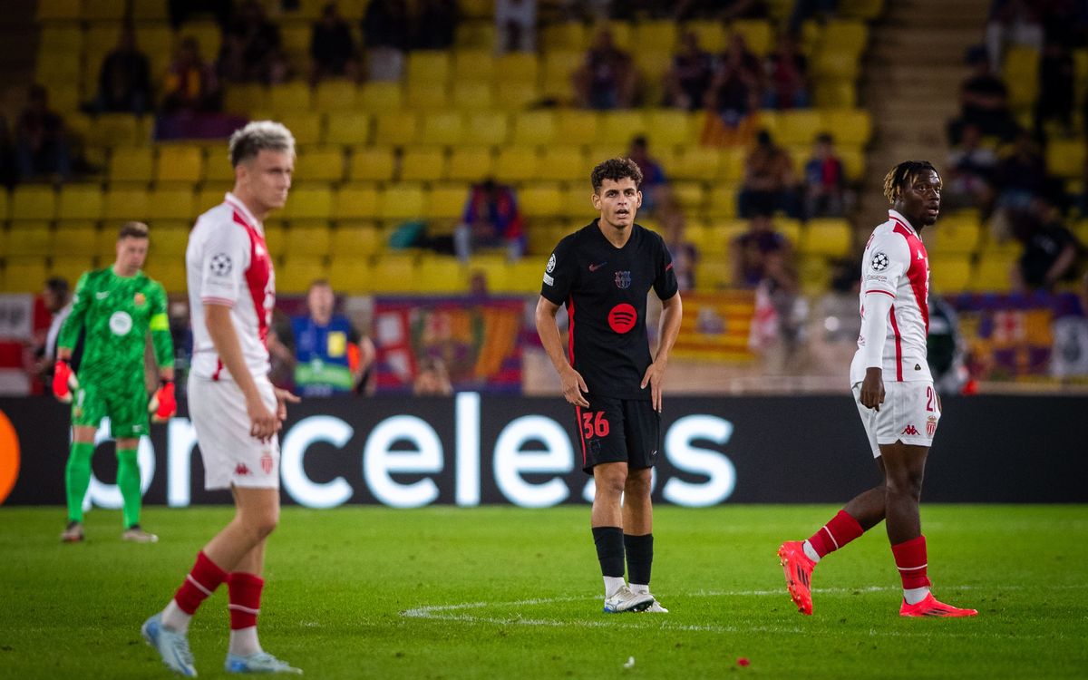 Champions League debuts for Gerard Martín and Sergi Domínguez