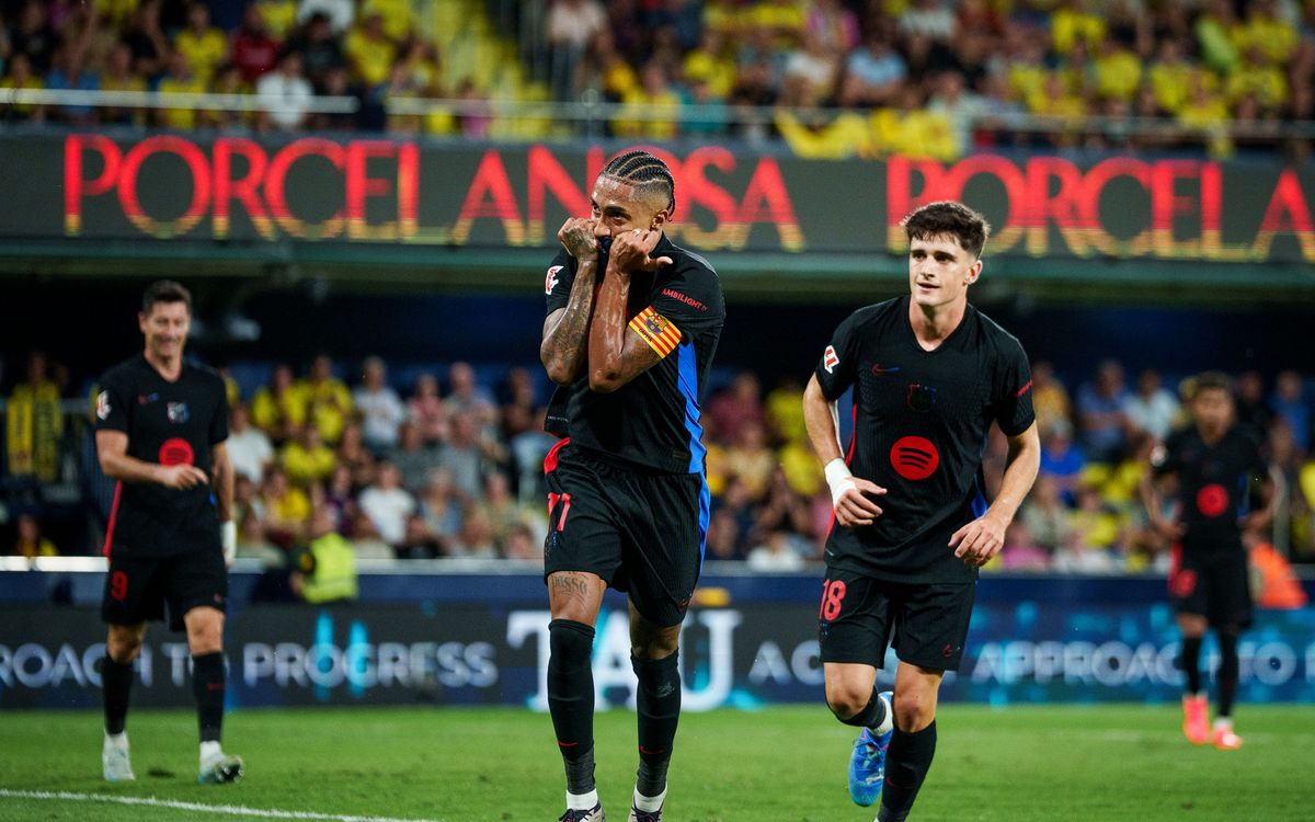 Vila-real - Barça: Exhibició amb dedicatòria (1-5)