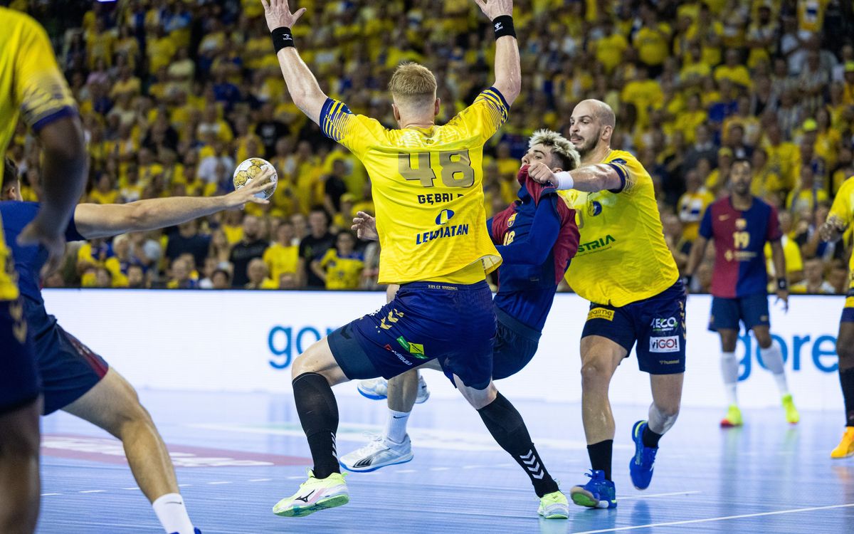 Industria Kielce 28-32 Barça: Deserved win in Europe