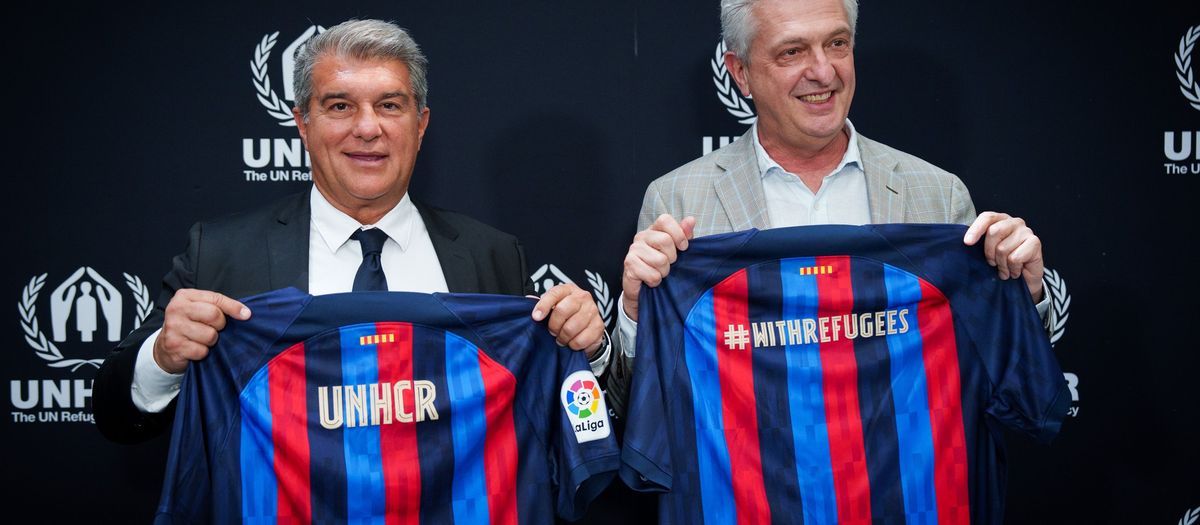 The partnership between the FC Barcelona Foundation and UNHCR: one of the most influential projects of 2024