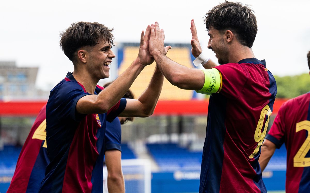 UEFA YOUTH LEAGUE: FC Barcelona 4-2 Young Boys