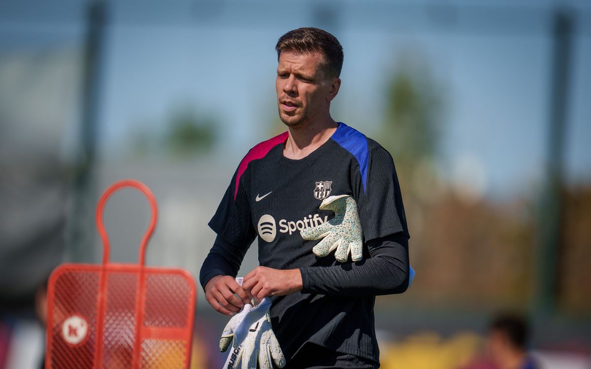 Szczesny s'entraîne avec le FC Barcelone