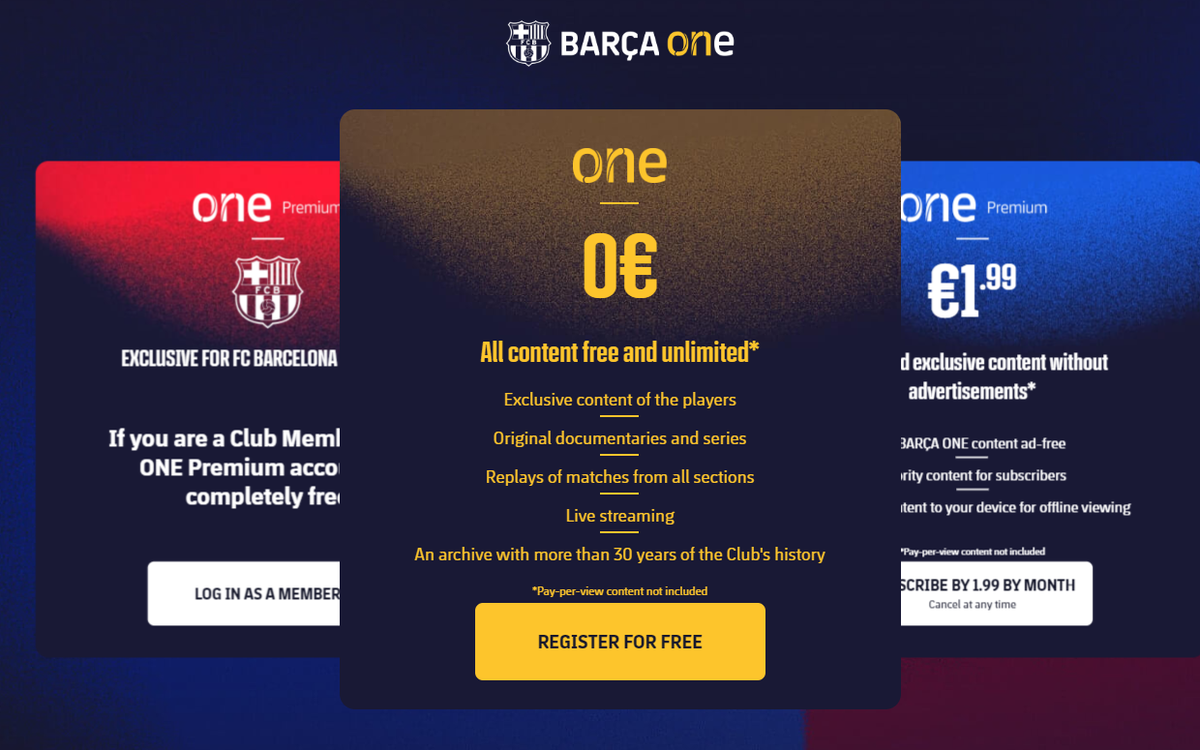 accés barça one 2 ENG