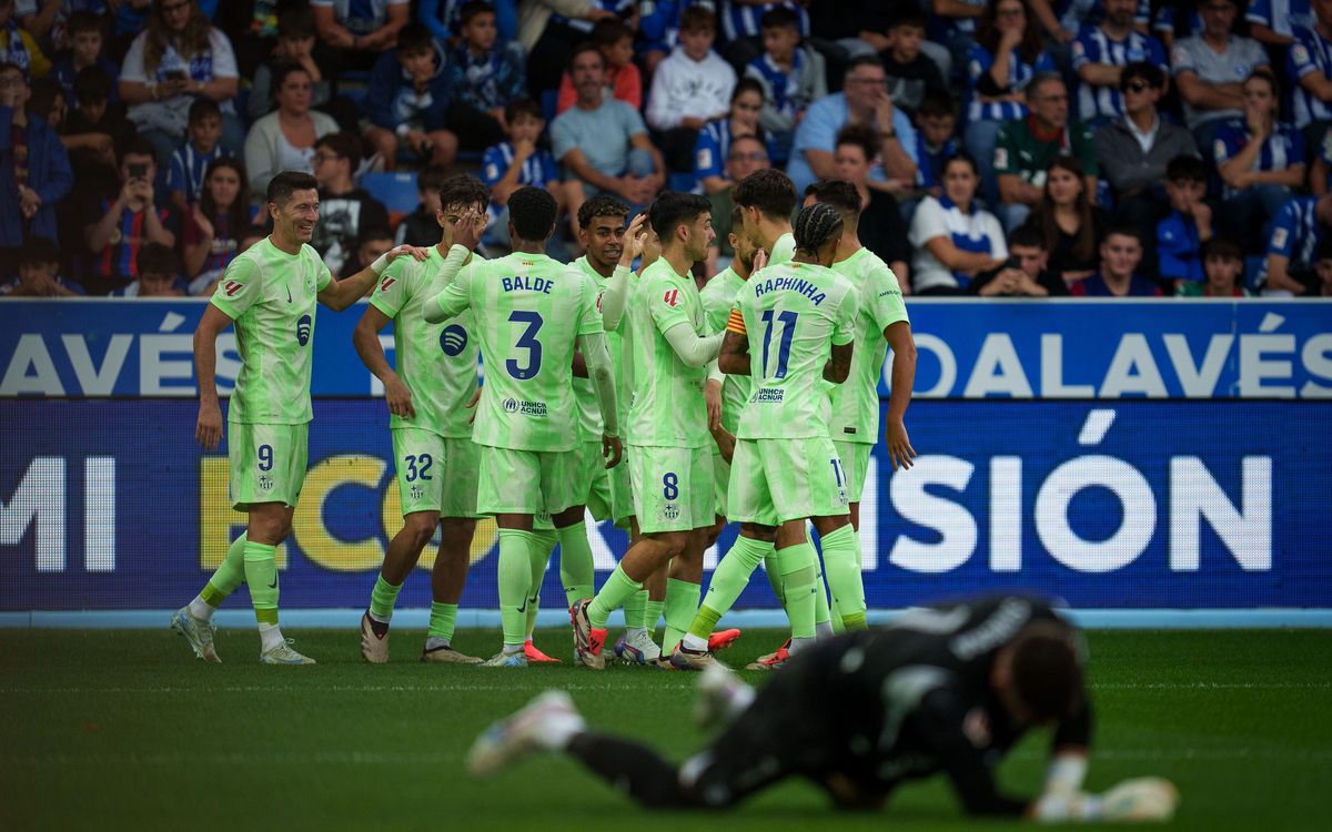 Alavés - Barça: Vendaval azulgrana (0-3)