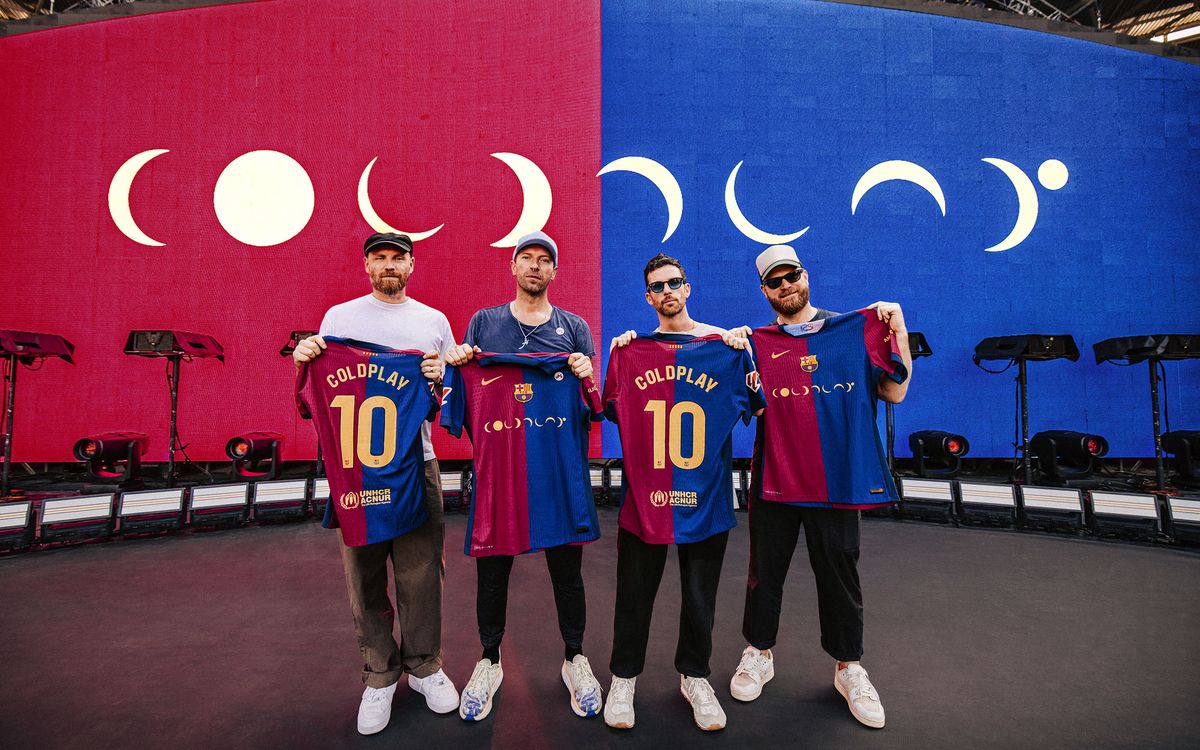 Coldplay, next band to feature on front of Barça jersey in association with Spotify