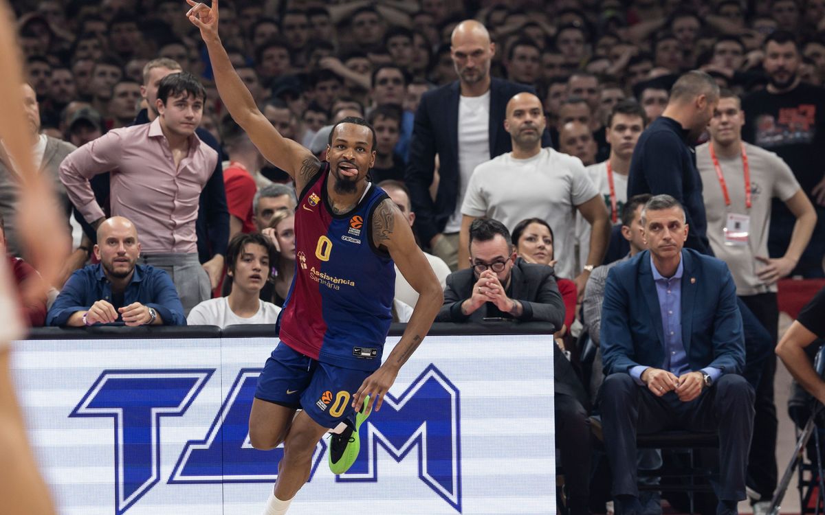 Crvena Zvezda 94-98 Barça: Overtime win in Belgrade