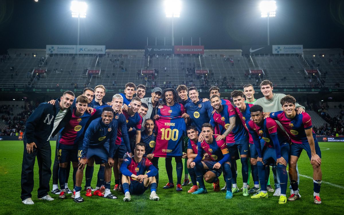 Jules Kounde: 100 partidos con el Barça