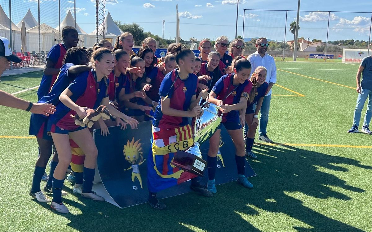 Triple victoria del formativo femenino un año más en el East Mallorca Girls Club