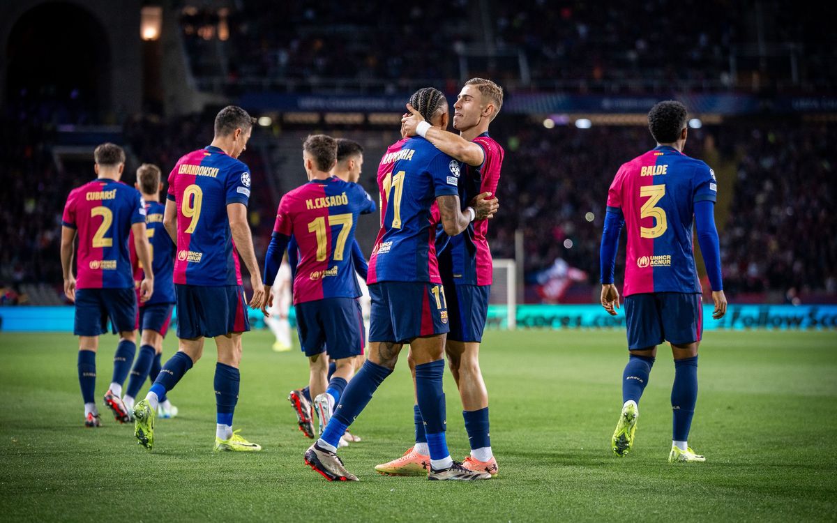 Les chiffres du succès du Barça contre le Bayern