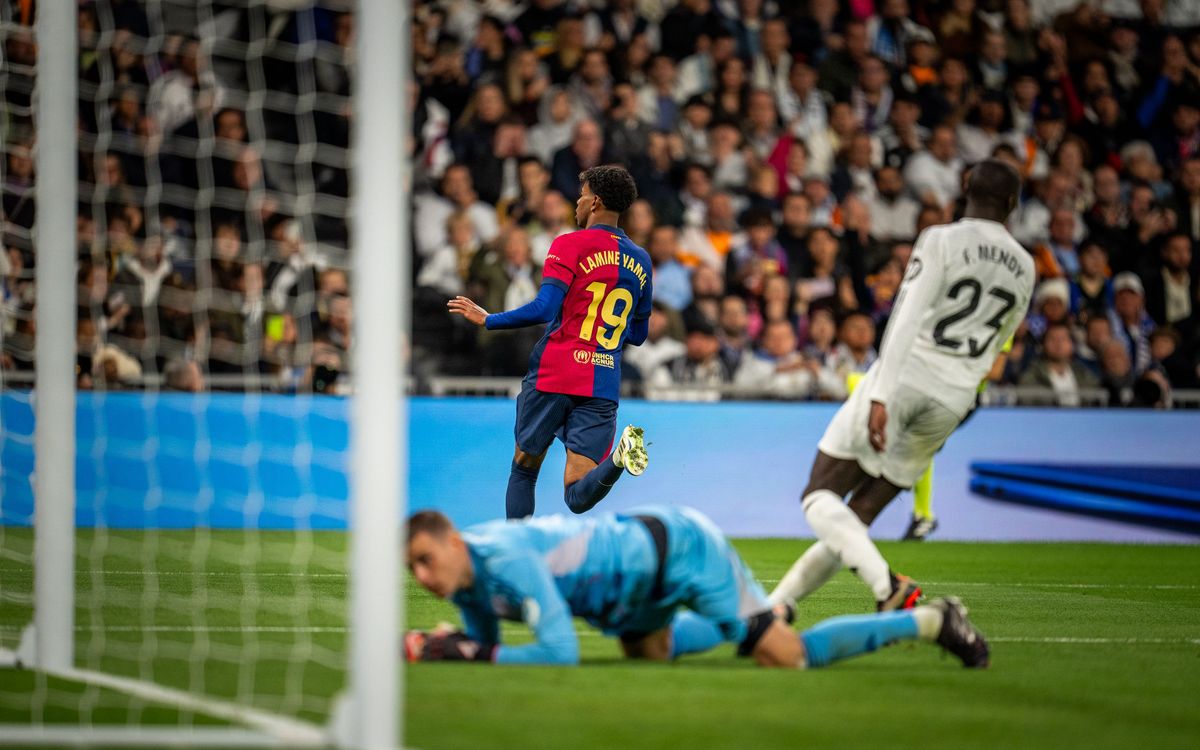 Lamine Yamal, goleador más joven de la historia de los Clásicos