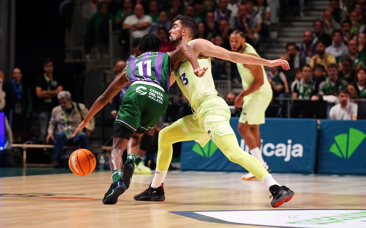 Unicaja Màlaga - Barça: Es queden sense el lideratge (103-96)