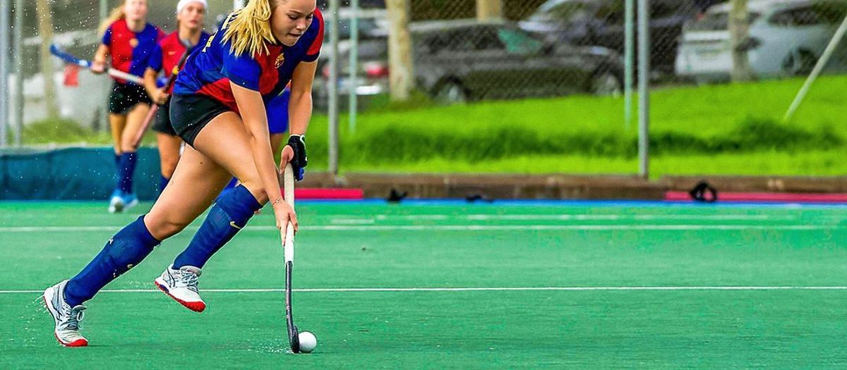 Sort desigual per als equips de hockey herba