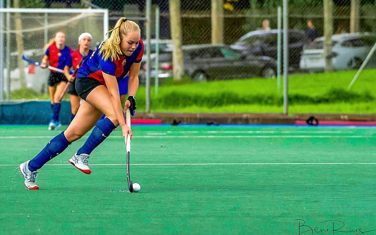 Sort desigual per als equips de hockey herba