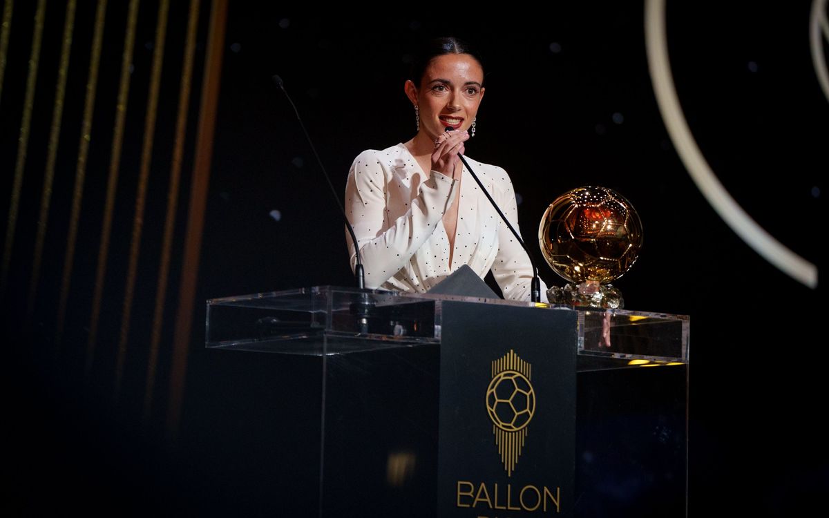 Aitana ofrecerá el Balón de Oro a la afición y el equipo recibirá un homenaje en el partido contra el Eibar en el Estadi Johan Cruyff