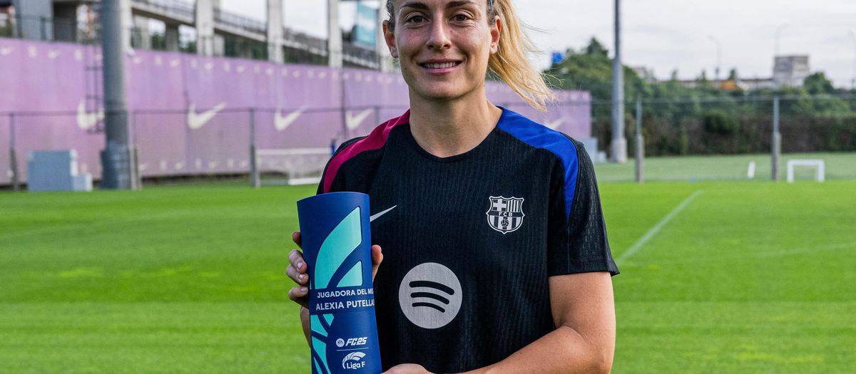 Alexia Putellas, mejor jugadora del mes de octubre en la Liga F