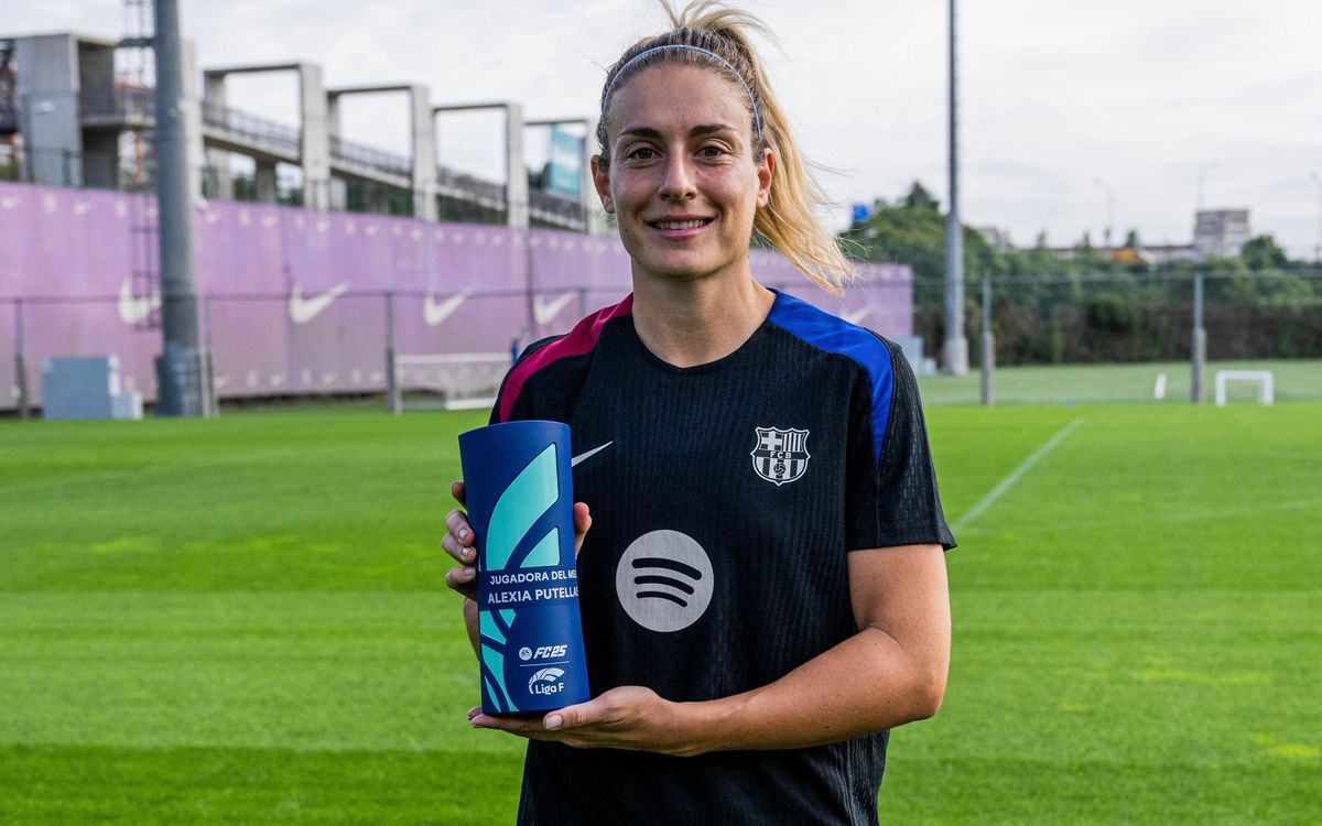 Alexia Putellas, mejor jugadora del mes de octubre en la Liga F