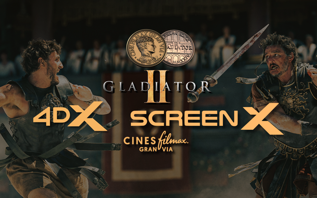 Prepara't per a una experiència única amb Gladiator II en 4DX o Screen X!