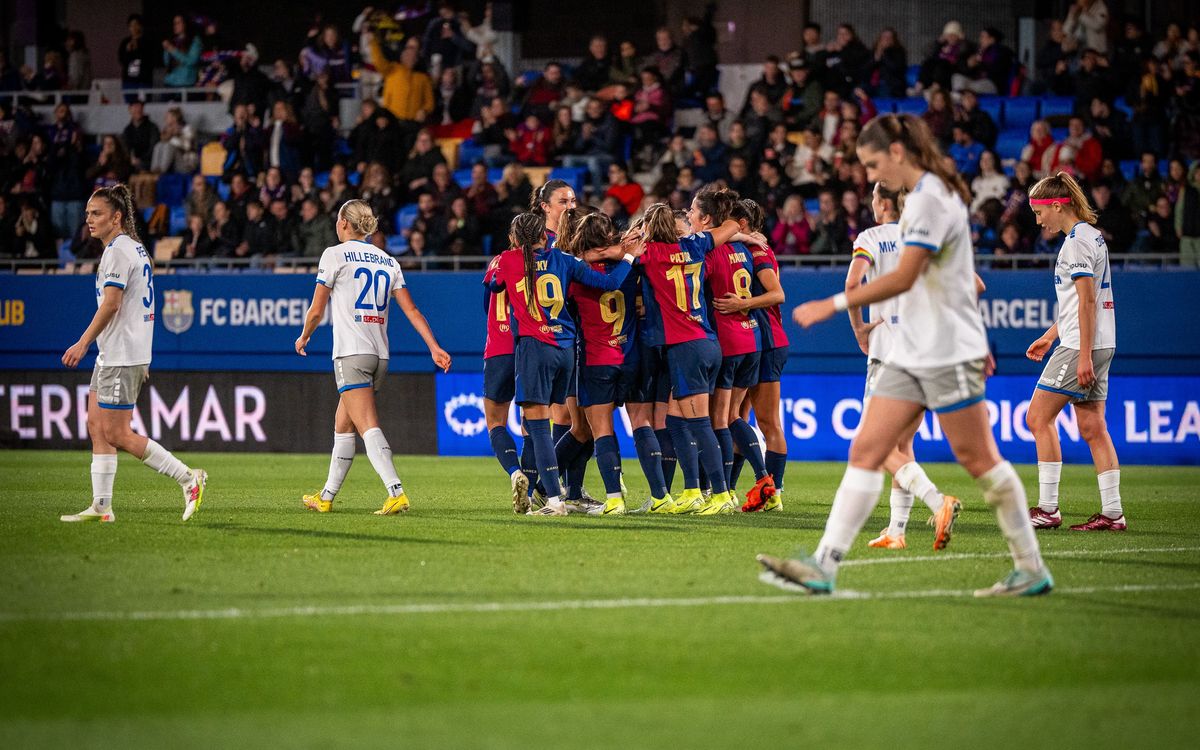 Barça 7-0 Sankt Pölten: Second CL win at the Johan (7-0)