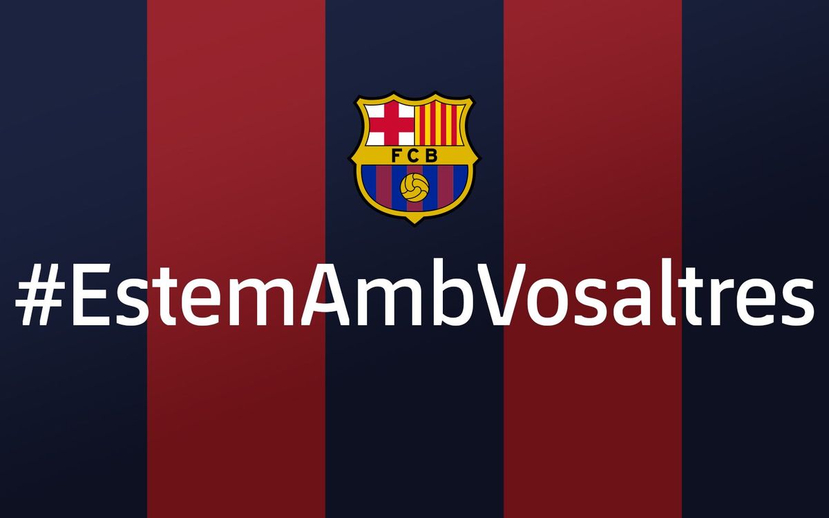 Barça and Foundation launch Row 0 in solidarity with flood victims