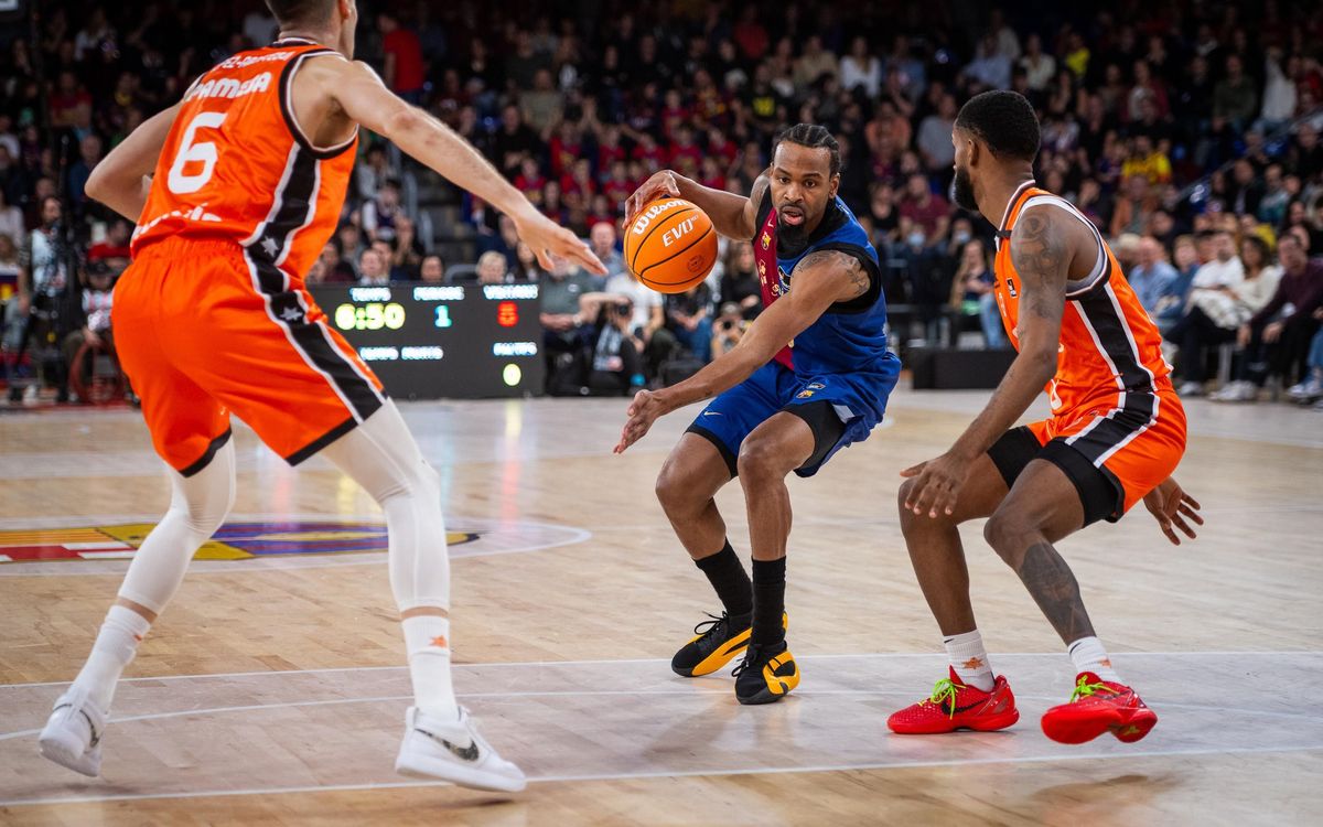 Barça - Valencia Basket: Se reencuentran con la victoria en el Palau (102-99)