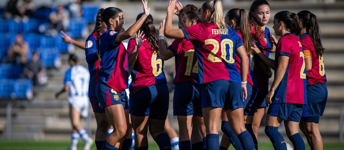 Goleada del Femenino B ante el Sporting Huelva (5-0)