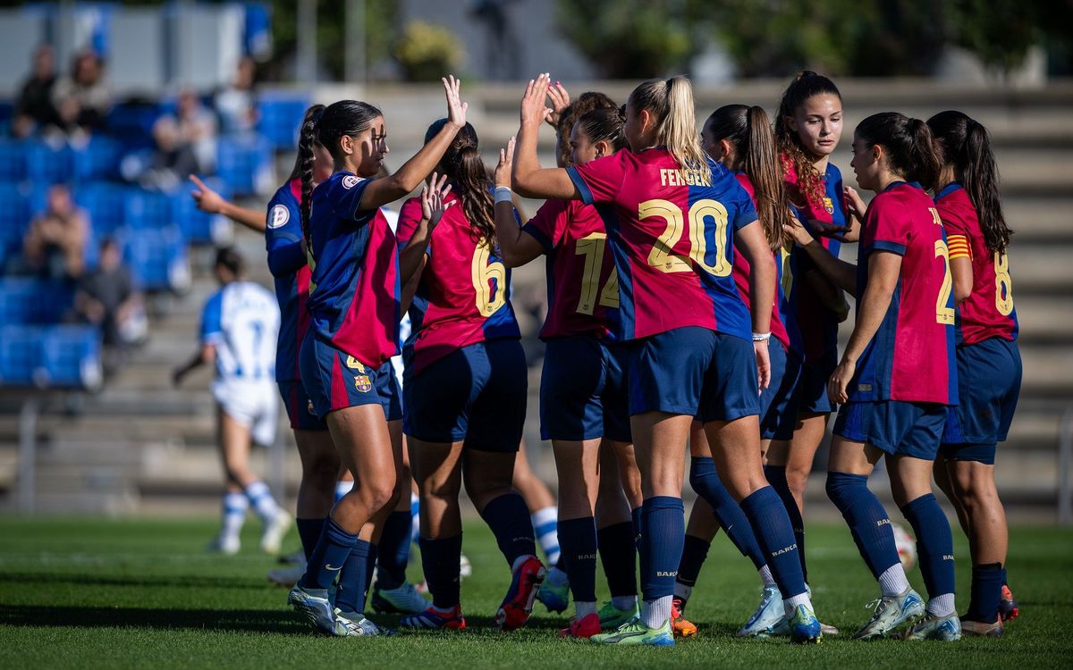 Golejada del Femení B davant l’Sporting Huelva (5-0)