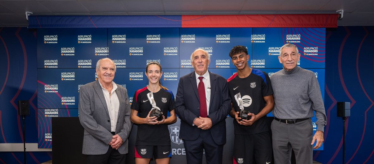 Lamine Yamal and Aitana receive Barça Players Awards 2024