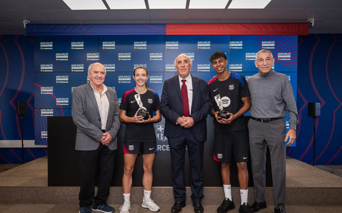 Lamine Yamal and Aitana receive Barça Players Awards 2024