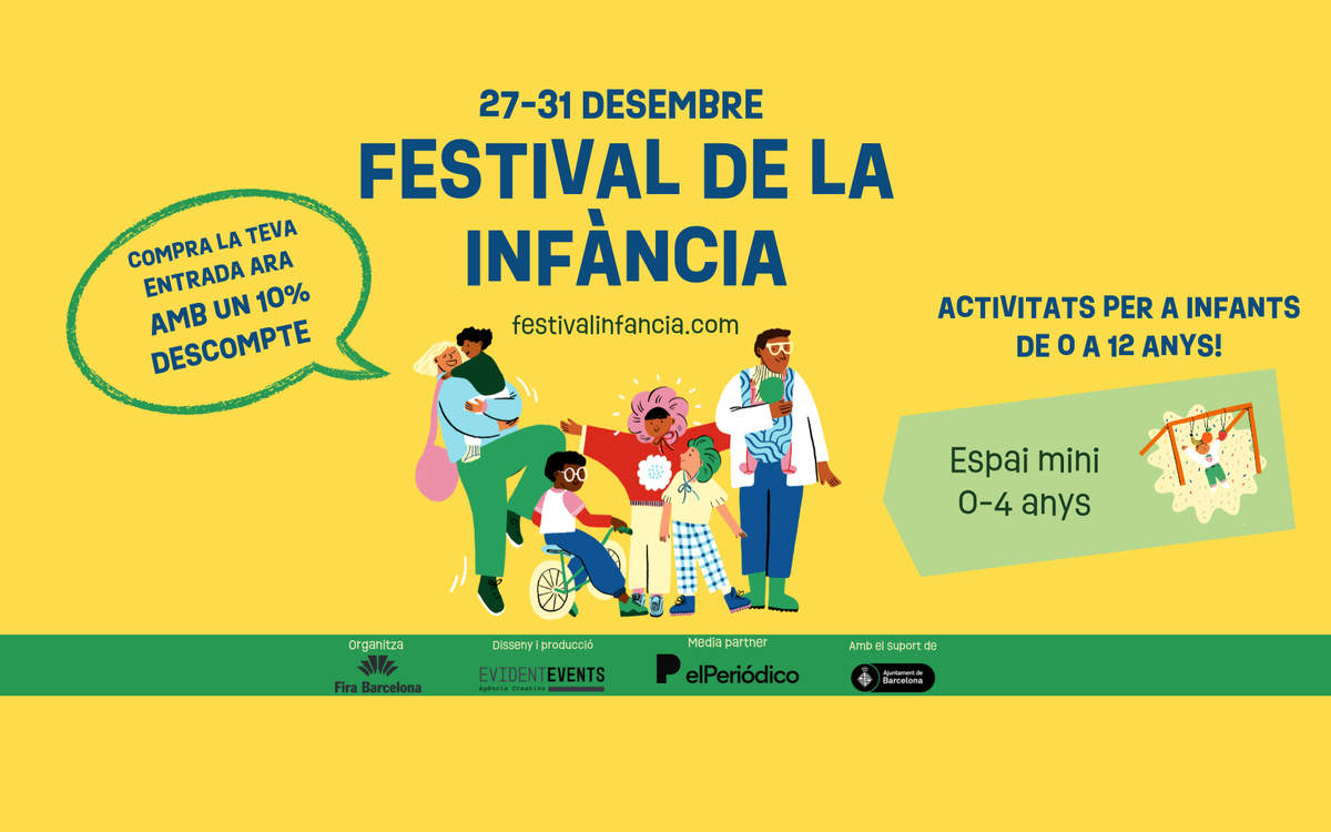 Descompte per a socis i sòcies per al Festival de la Infància