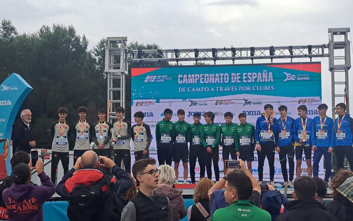 Gran papel del Barça en el Campeonato de España de Cross por clubes