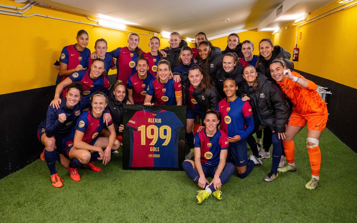 Alexia, tercera màxima golejadora de la història del Barça