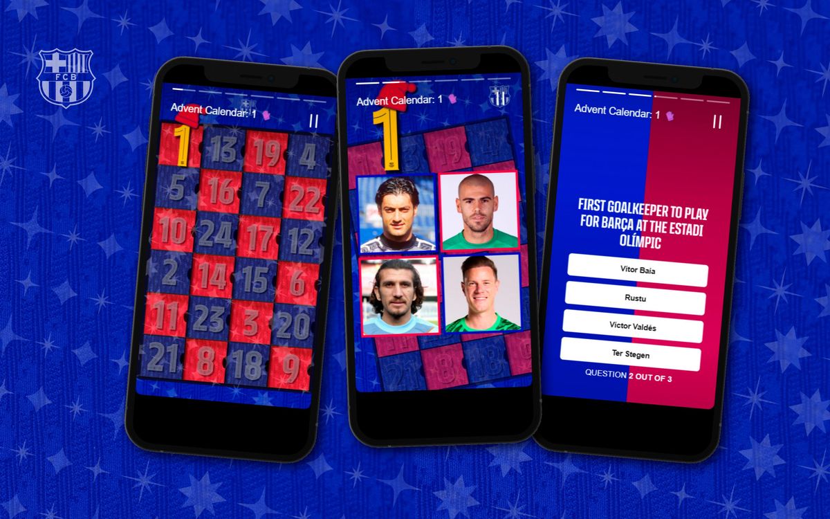 FC Barcelona advent calendar begins