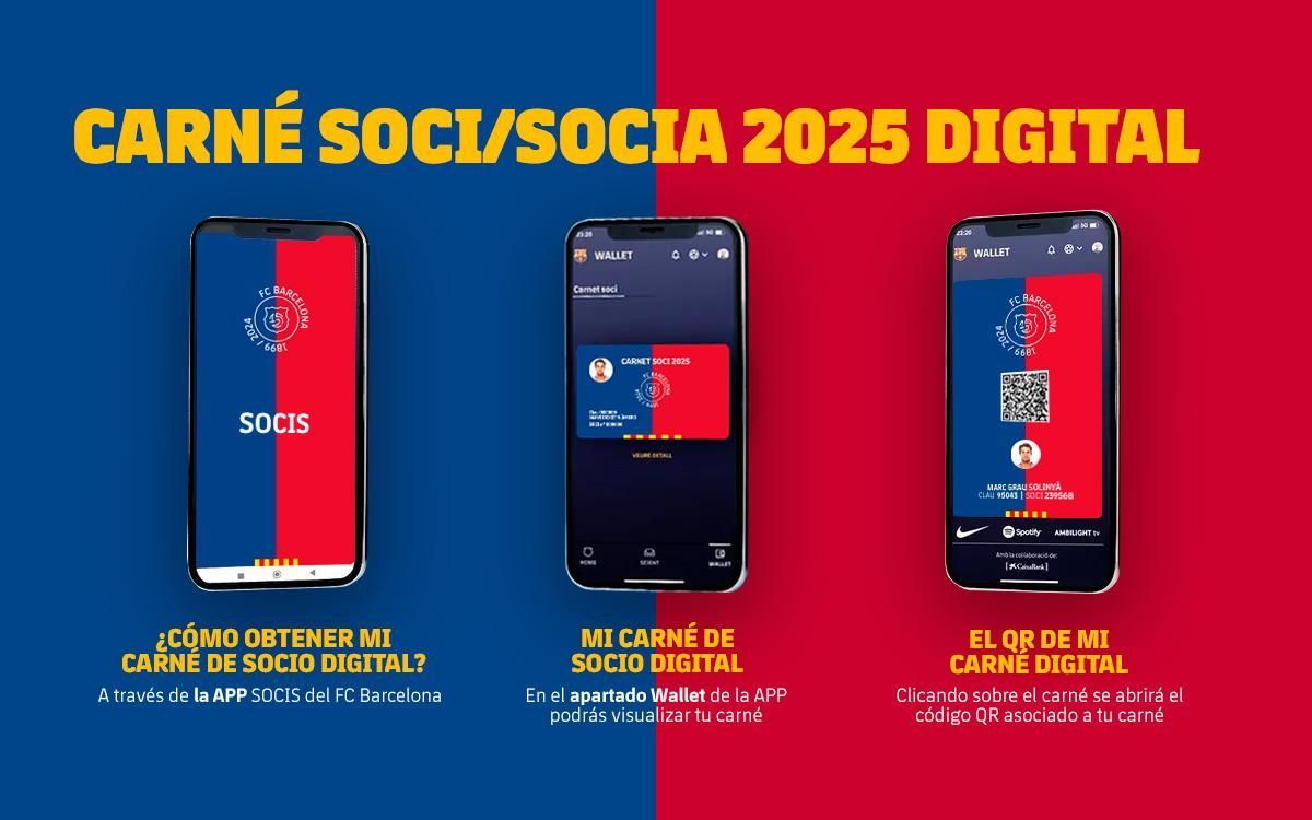 renovació carnet de soci 2025 ESP