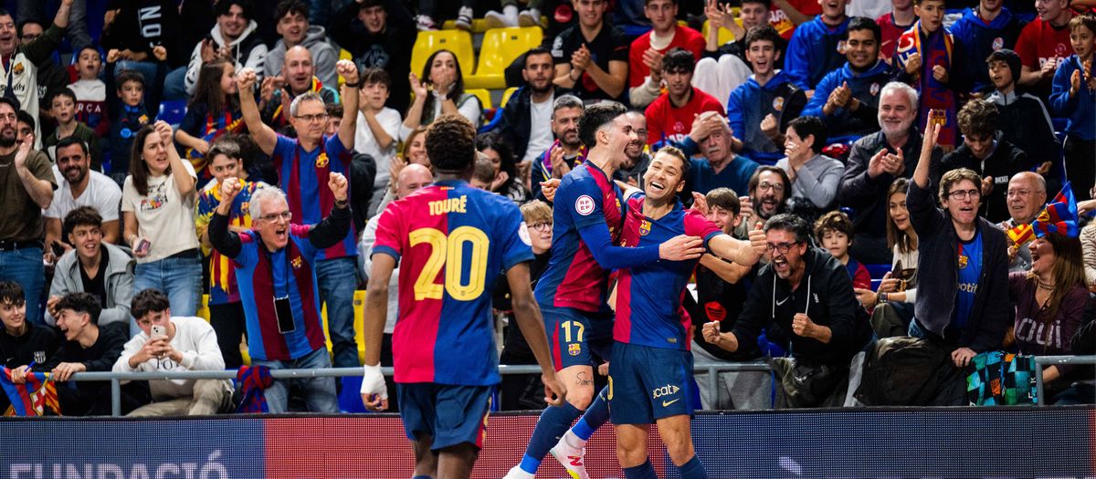 Barça 7-3 Palma Futsal: Celebrations all round