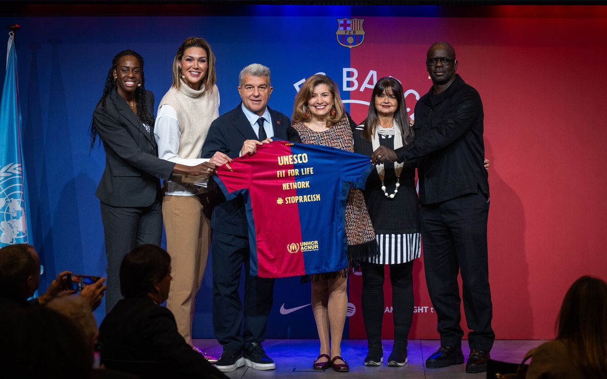 UNESCO i la Fundació Barça s'uneixen contra el racisme al món de l'esport per impulsar accions conjuntes